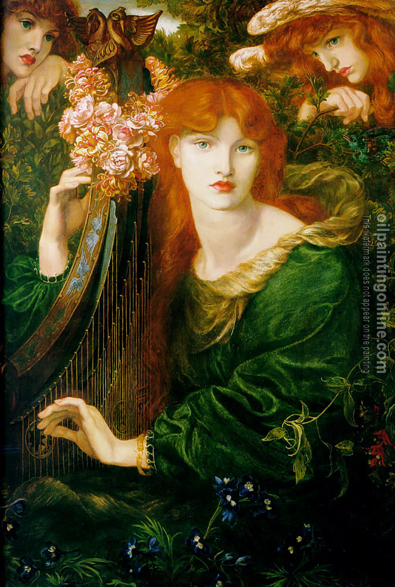 Rossetti, Dante Gabriel - La Ghirlandata